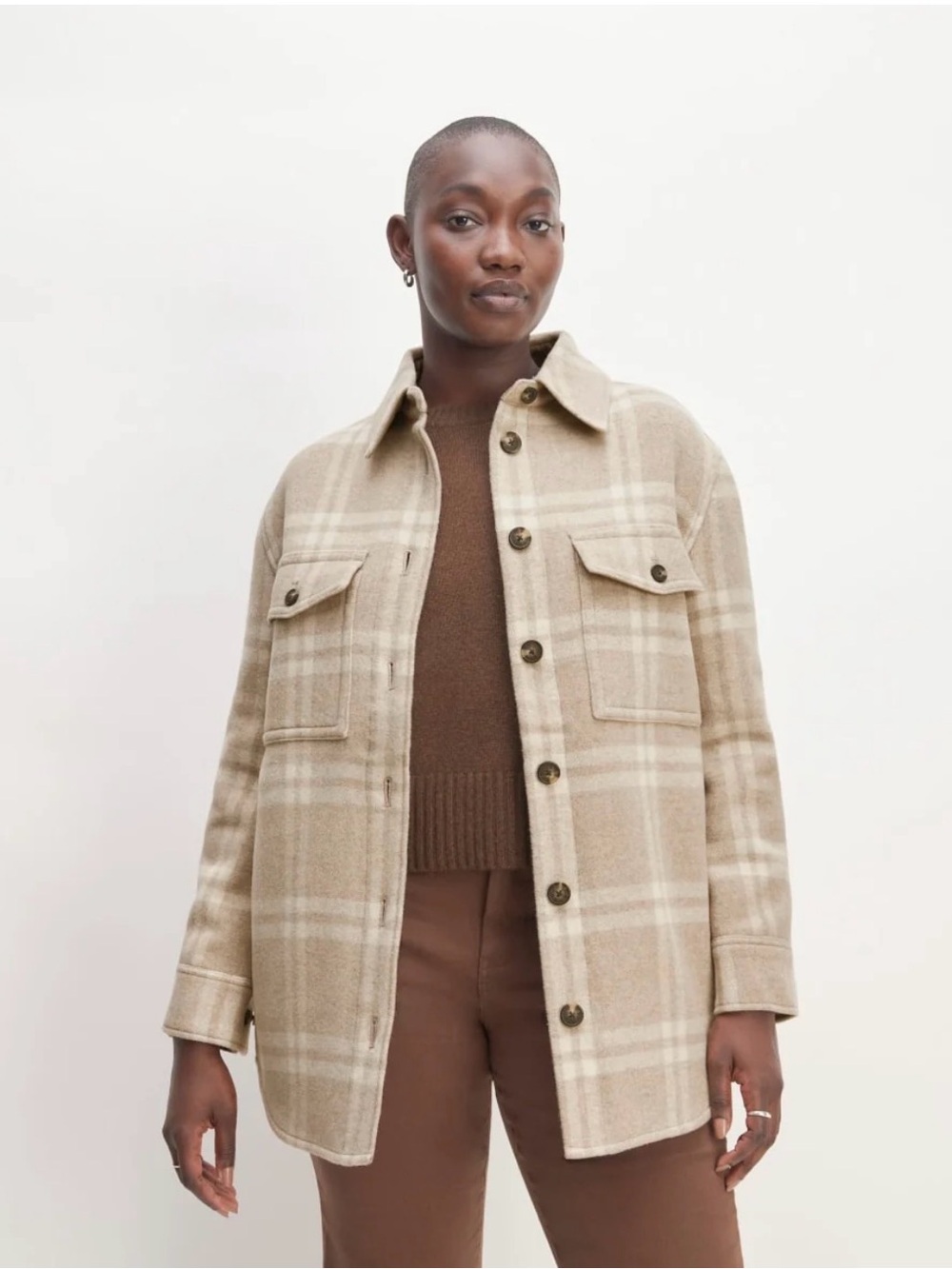 Everlane Italian Wool Shirt Jacket